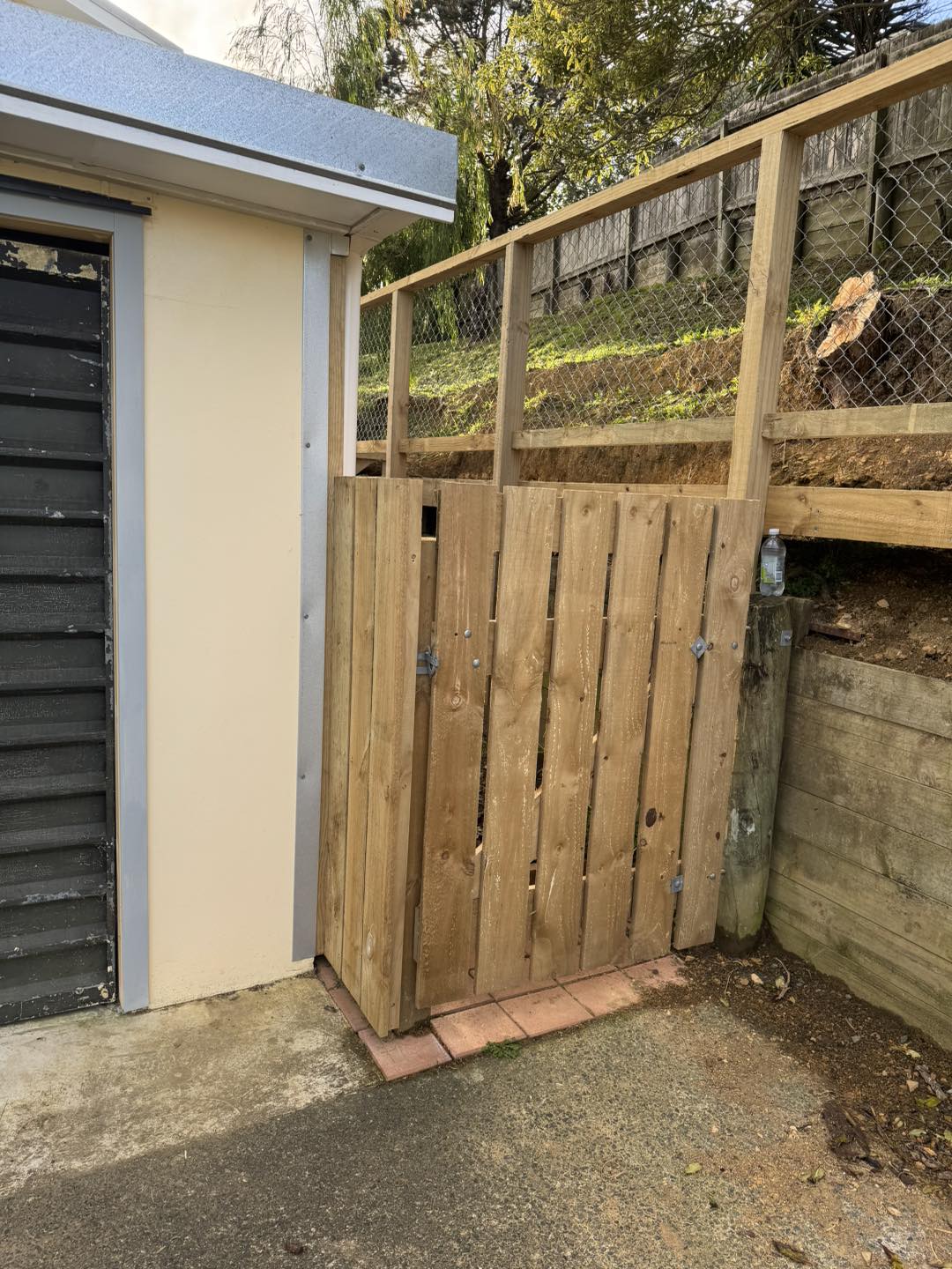 Custom Wooden Fence Gate Whangarei